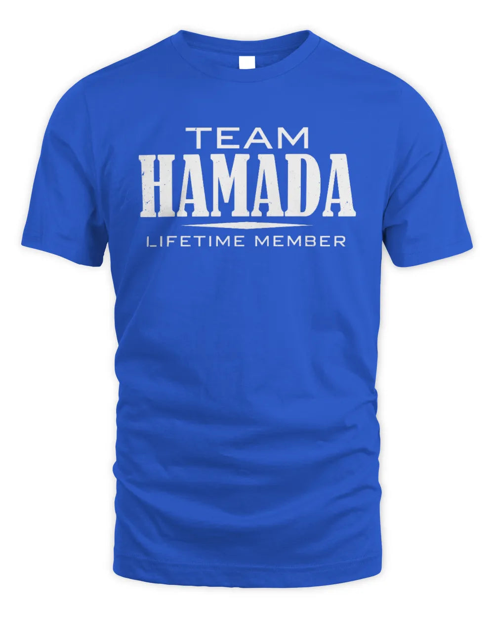 HAMADA BL62-K4-128 - Personalized “Team NAME Lifetime Member” - Unisex Standard T-Shirt - Royal