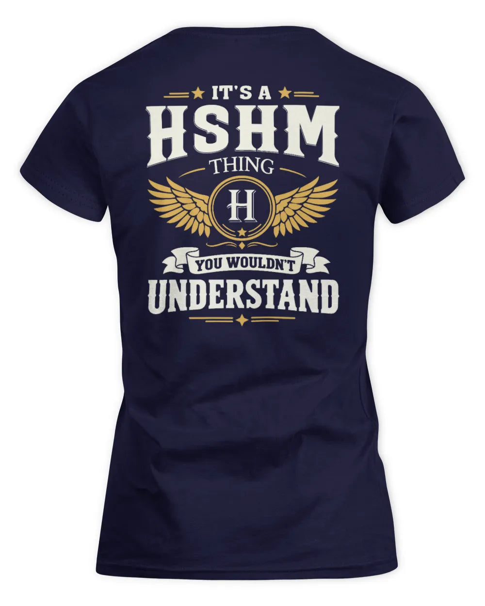 HSHM KT06-M008 It’s a [NAME] Thing – You Wouldn’t Understand | Personalized Vintage T-Shirt - Women's Standard T-Shirt - Navy