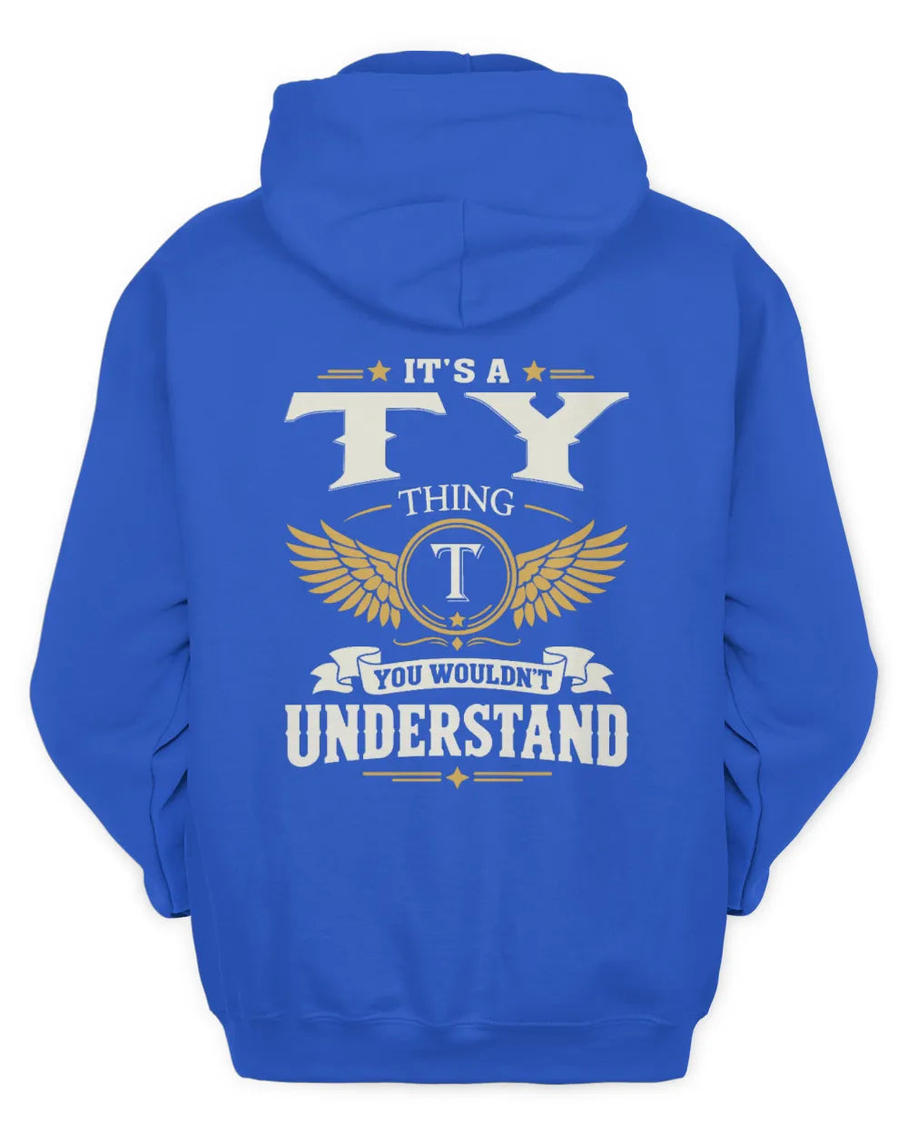 TY KT06-M008 It’s a [NAME] Thing – You Wouldn’t Understand | Personalized Vintage T-Shirt - Unisex Hoodie - Royal