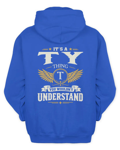 TY KT06-M008 It’s a [NAME] Thing – You Wouldn’t Understand | Personalized Vintage T-Shirt - Unisex Hoodie - Royal