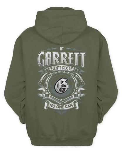 GARRETT AP81-K4-626 - Personalized Ahmed Quote Apparel “If Ahmed Can't Fix It, No One Can” - Unisex Hoodie - Military Green