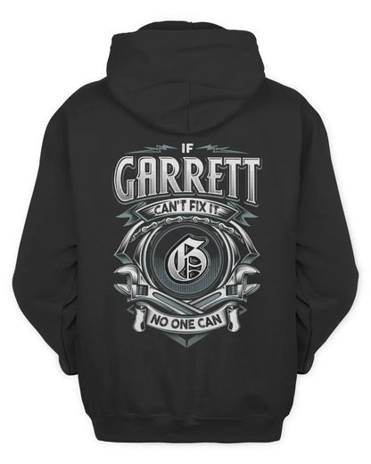 GARRETT AP81-K4-626 - Personalized Ahmed Quote Apparel “If Ahmed Can't Fix It, No One Can” - Unisex Hoodie - Black