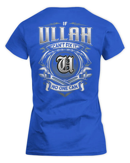 ULLAH AP81-K4-626 - Personalized Ahmed Quote Apparel “If Ahmed Can't Fix It, No One Can” - Women's Standard T-Shirt - Royal