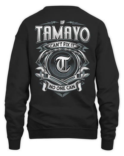 TAMAYO AP81-K4-626 - Personalized Ahmed Quote Apparel “If Ahmed Can't Fix It, No One Can” - Unisex Sweatshirt - Black