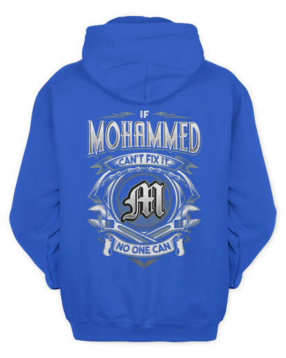 MOHAMMED AP81-K4-626 - Personalized Ahmed Quote Apparel “If Ahmed Can't Fix It, No One Can” - Unisex Hoodie - Royal