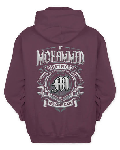 MOHAMMED AP81-K4-626 - Personalized Ahmed Quote Apparel “If Ahmed Can't Fix It, No One Can” - Unisex Hoodie - Maroon