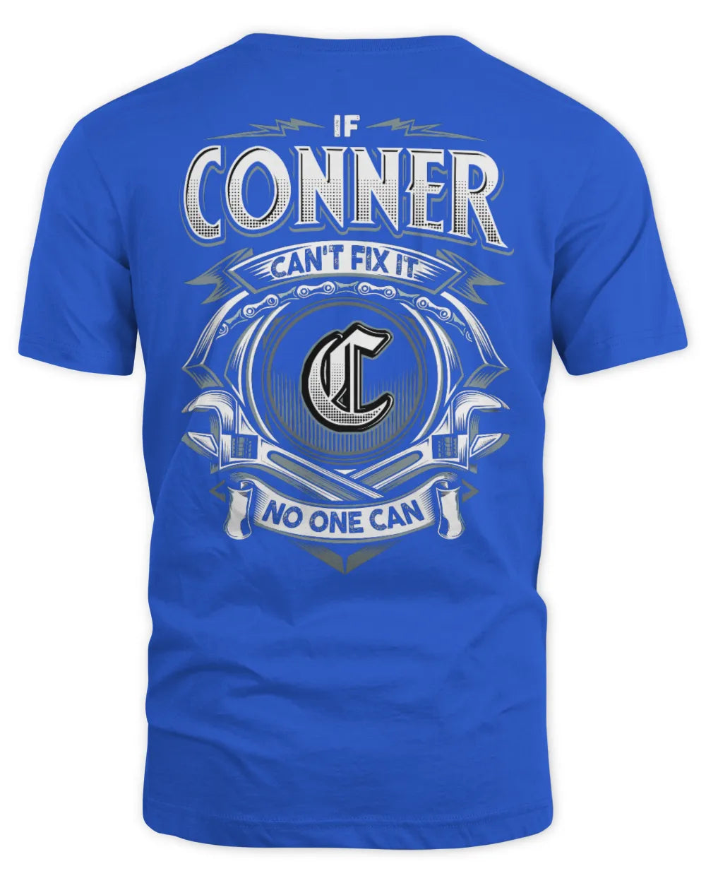 CONNER AP81-K4-626 - Personalized Ahmed Quote Apparel “If Ahmed Can't Fix It, No One Can” - Unisex Standard T-Shirt - Royal