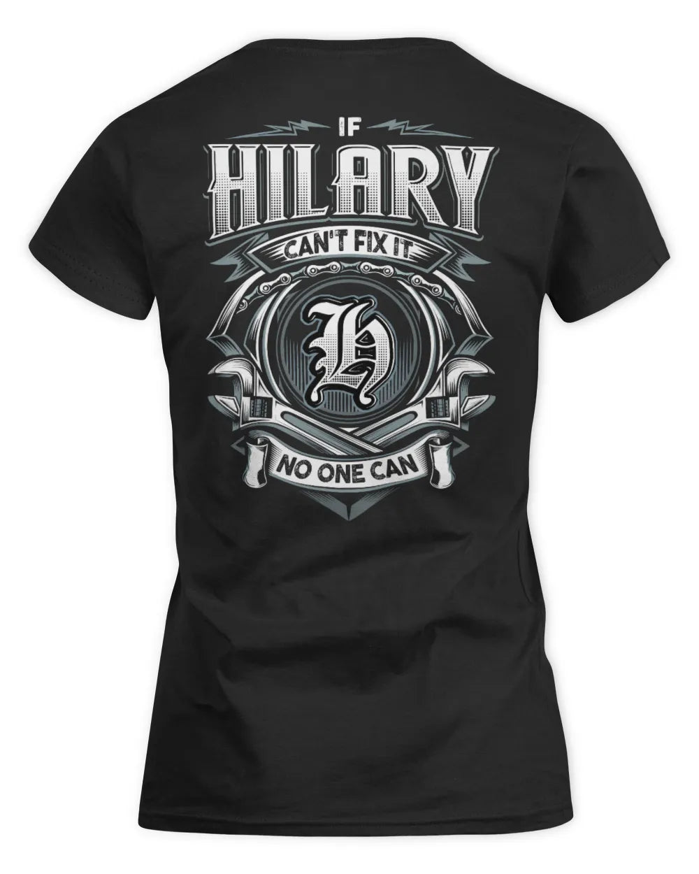HILARY AP81-K4-626 - Personalized Ahmed Quote Apparel “If Ahmed Can't Fix It, No One Can” - Women's Standard T-Shirt - Black