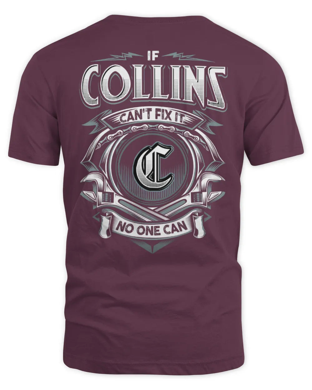 COLLINS AP81-K4-626 - Personalized Ahmed Quote Apparel “If Ahmed Can't Fix It, No One Can” - Unisex Standard T-Shirt - Maroon