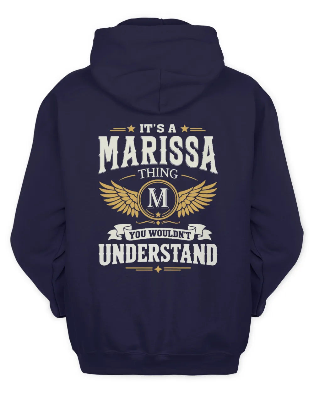MARISSA KT06-M008 It’s a [NAME] Thing – You Wouldn’t Understand | Personalized Vintage T-Shirt - Unisex Hoodie - Navy