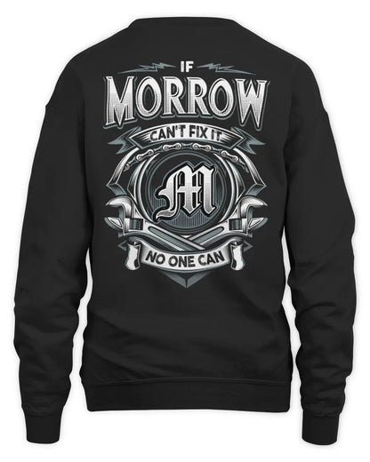 MORROW AP81-K4-626 - Personalized Ahmed Quote Apparel “If Ahmed Can't Fix It, No One Can” - Unisex Sweatshirt - Black