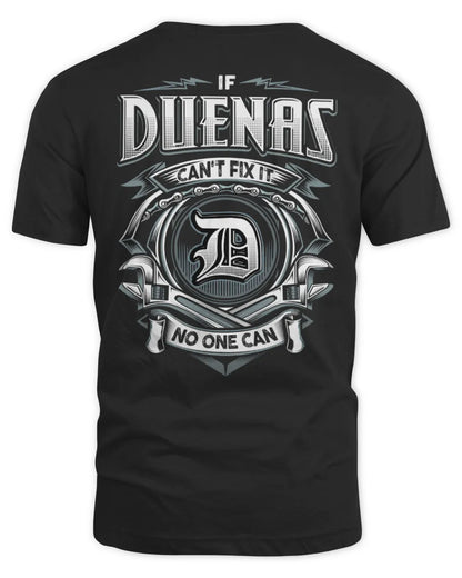 DUENAS AP81-K4-626 - Personalized Ahmed Quote Apparel “If Ahmed Can't Fix It, No One Can” - Unisex Standard T-Shirt - Black