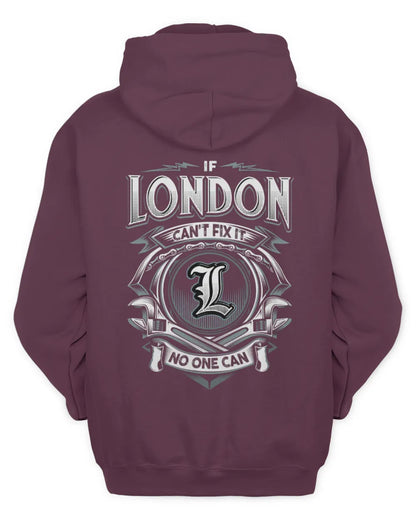 LONDON AP81-K4-626 - Personalized Ahmed Quote Apparel “If Ahmed Can't Fix It, No One Can” - Unisex Hoodie - Maroon