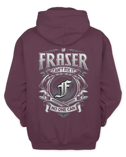 FRASER AP81-K4-626 - Personalized Ahmed Quote Apparel “If Ahmed Can't Fix It, No One Can” - Unisex Hoodie - Maroon