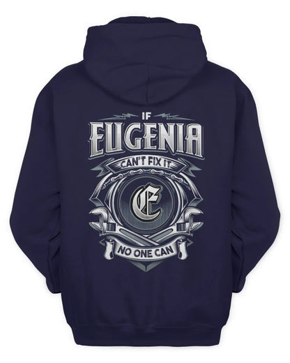 EUGENIA AP81-K4-626 - Personalized Ahmed Quote Apparel “If Ahmed Can't Fix It, No One Can” - Unisex Hoodie - Navy