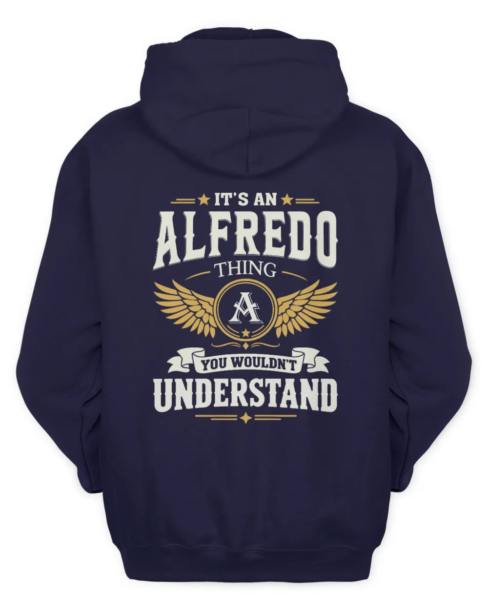 ALFREDO KT06-M008 It’s a [NAME] Thing – You Wouldn’t Understand | Personalized Vintage T-Shirt - Unisex Hoodie - Navy