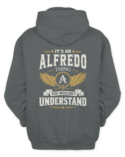 ALFREDO KT06-M008 It’s a [NAME] Thing – You Wouldn’t Understand | Personalized Vintage T-Shirt - Unisex Hoodie - Charcoal
