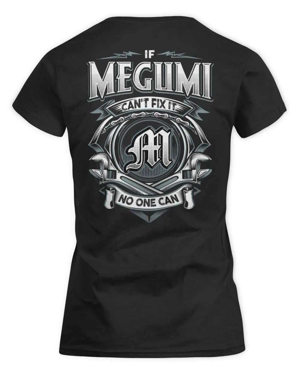 MEGUMI AP81-K4-626 - Personalized Ahmed Quote Apparel “If Ahmed Can't Fix It, No One Can” - Women's Standard T-Shirt - Black