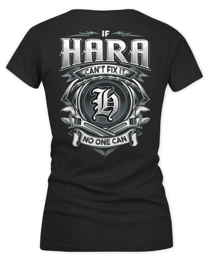 HARA AP81-K4-626 - Personalized Ahmed Quote Apparel “If Ahmed Can't Fix It, No One Can” - Women's V-Neck T-Shirt - Black