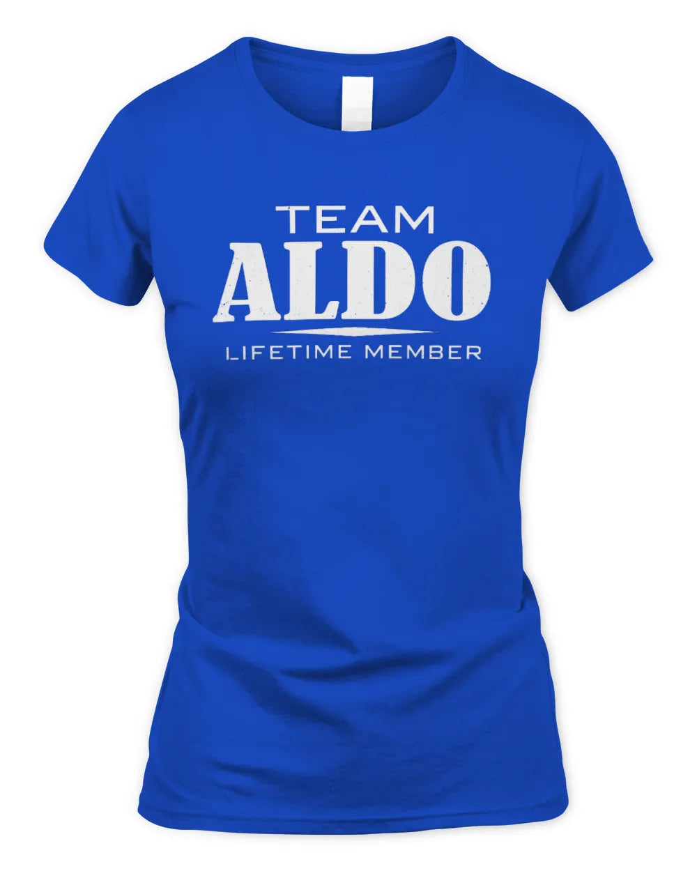 ALDO BL62-K4-128 - Personalized “Team NAME Lifetime Member” - Women's Standard T-Shirt - Royal