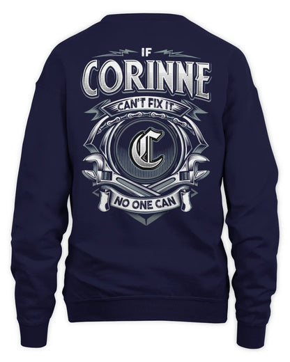 CORINNE AP81-K4-626 - Personalized Ahmed Quote Apparel “If Ahmed Can't Fix It, No One Can” - Unisex Sweatshirt - Navy