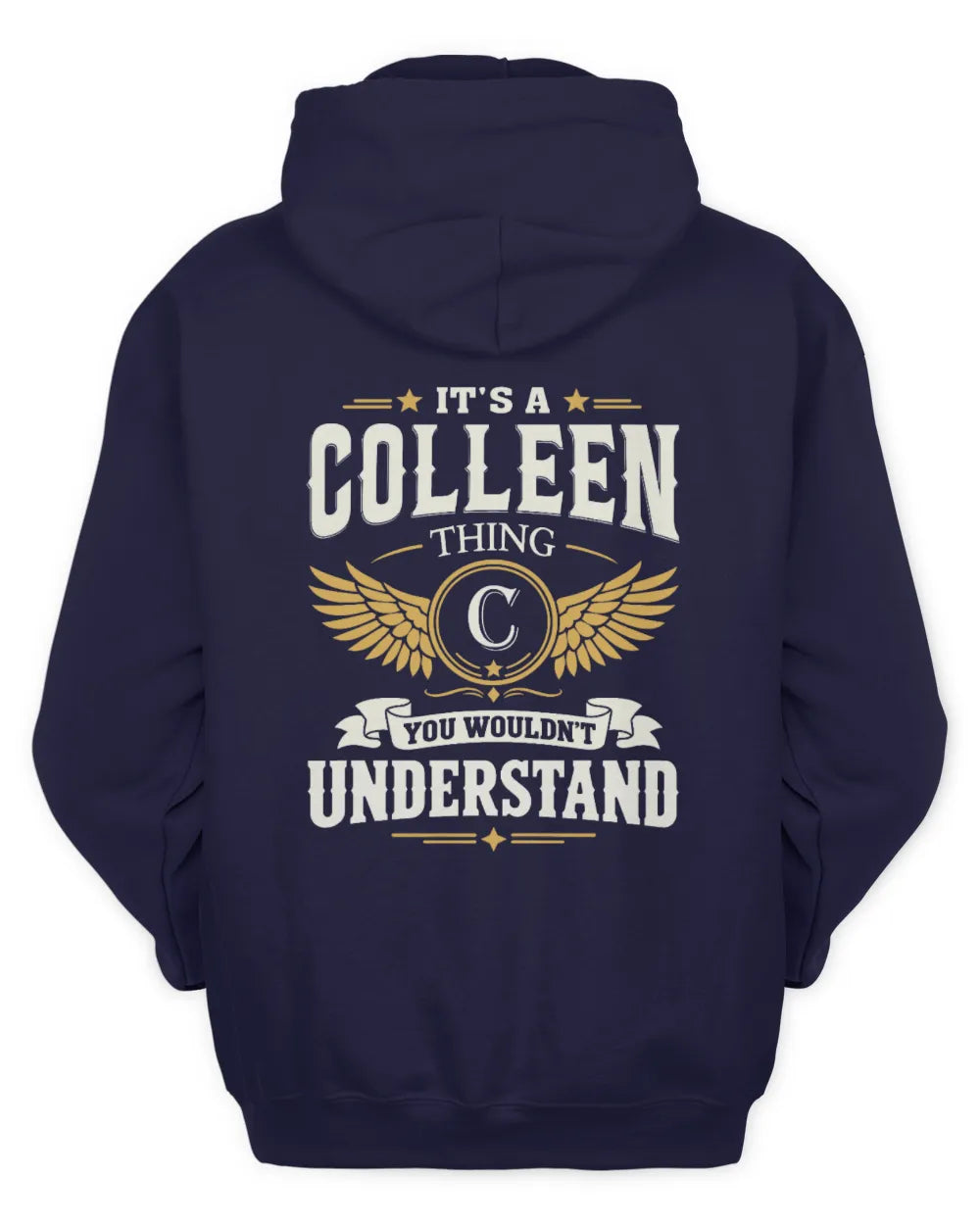 COLLEEN KT06-M008 It’s a [NAME] Thing – You Wouldn’t Understand | Personalized Vintage T-Shirt - Unisex Hoodie - Navy