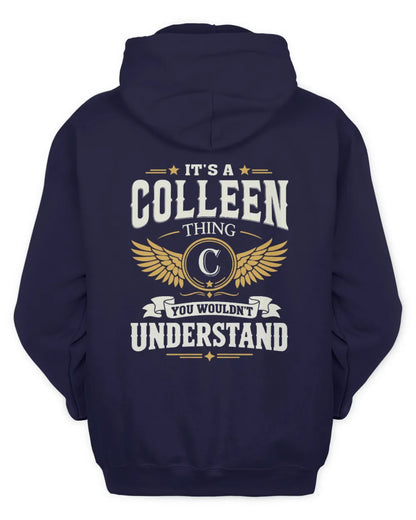 COLLEEN KT06-M008 It’s a [NAME] Thing – You Wouldn’t Understand | Personalized Vintage T-Shirt - Unisex Hoodie - Navy