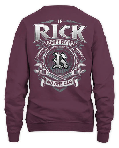 RICK AP81-K4-626 - Personalized Ahmed Quote Apparel “If Ahmed Can't Fix It, No One Can” - Unisex Sweatshirt - Maroon