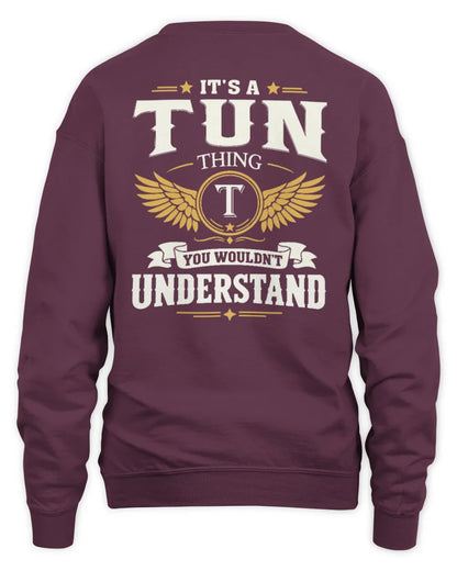 TUN KT06-M008 It’s a [NAME] Thing – You Wouldn’t Understand | Personalized Vintage T-Shirt - Unisex Sweatshirt - Maroon