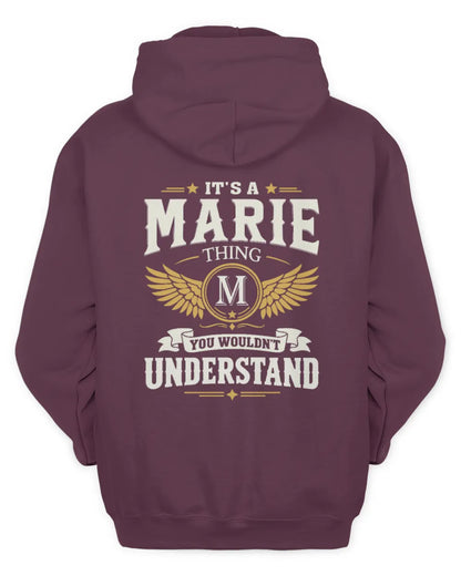 MARIE KT06-M008 It’s a [NAME] Thing – You Wouldn’t Understand | Personalized Vintage T-Shirt - Unisex Hoodie - Maroon