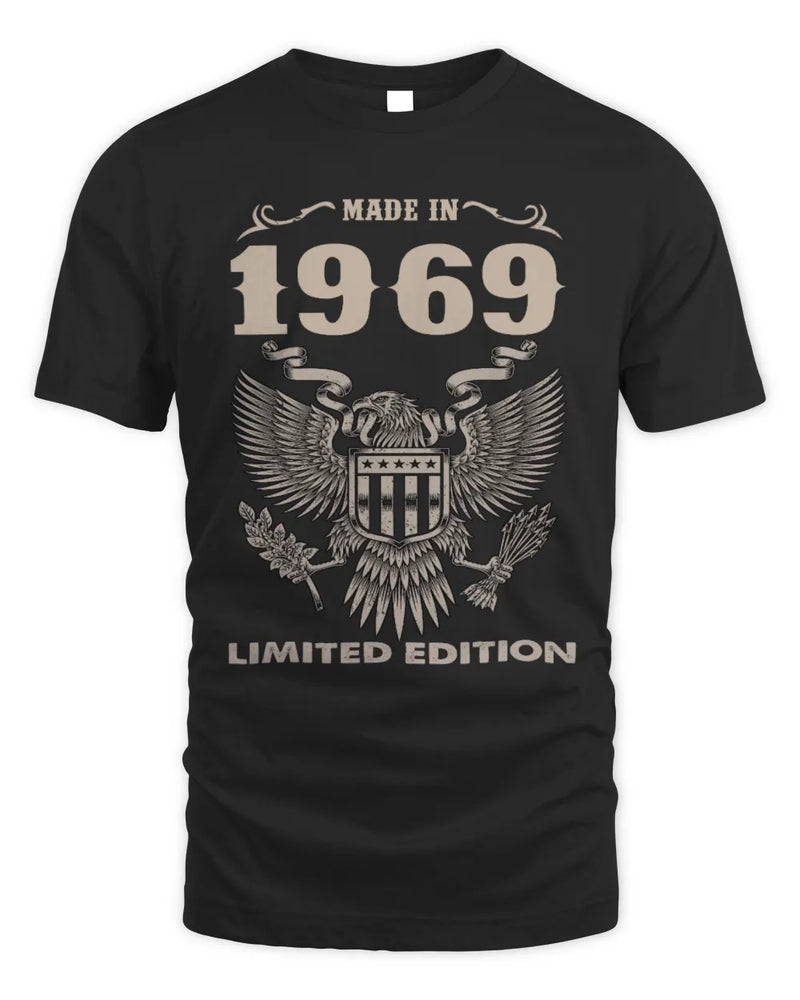 1969 HH89-K2 – Classic Birth Year Limited Edition T-Shirt - Unisex Standard T-Shirt - Black