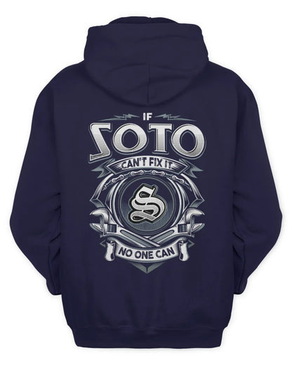 SOTO AP81-K4-626 - Personalized Ahmed Quote Apparel “If Ahmed Can't Fix It, No One Can” - Unisex Hoodie - Navy