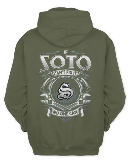 SOTO AP81-K4-626 - Personalized Ahmed Quote Apparel “If Ahmed Can't Fix It, No One Can” - Unisex Hoodie - Military Green