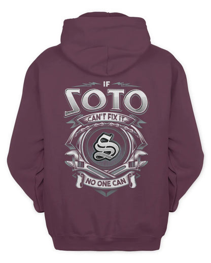 SOTO AP81-K4-626 - Personalized Ahmed Quote Apparel “If Ahmed Can't Fix It, No One Can” - Unisex Hoodie - Maroon