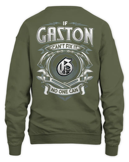GASTON AP81-K4-626 - Personalized Ahmed Quote Apparel “If Ahmed Can't Fix It, No One Can” - Unisex Sweatshirt - Military Green