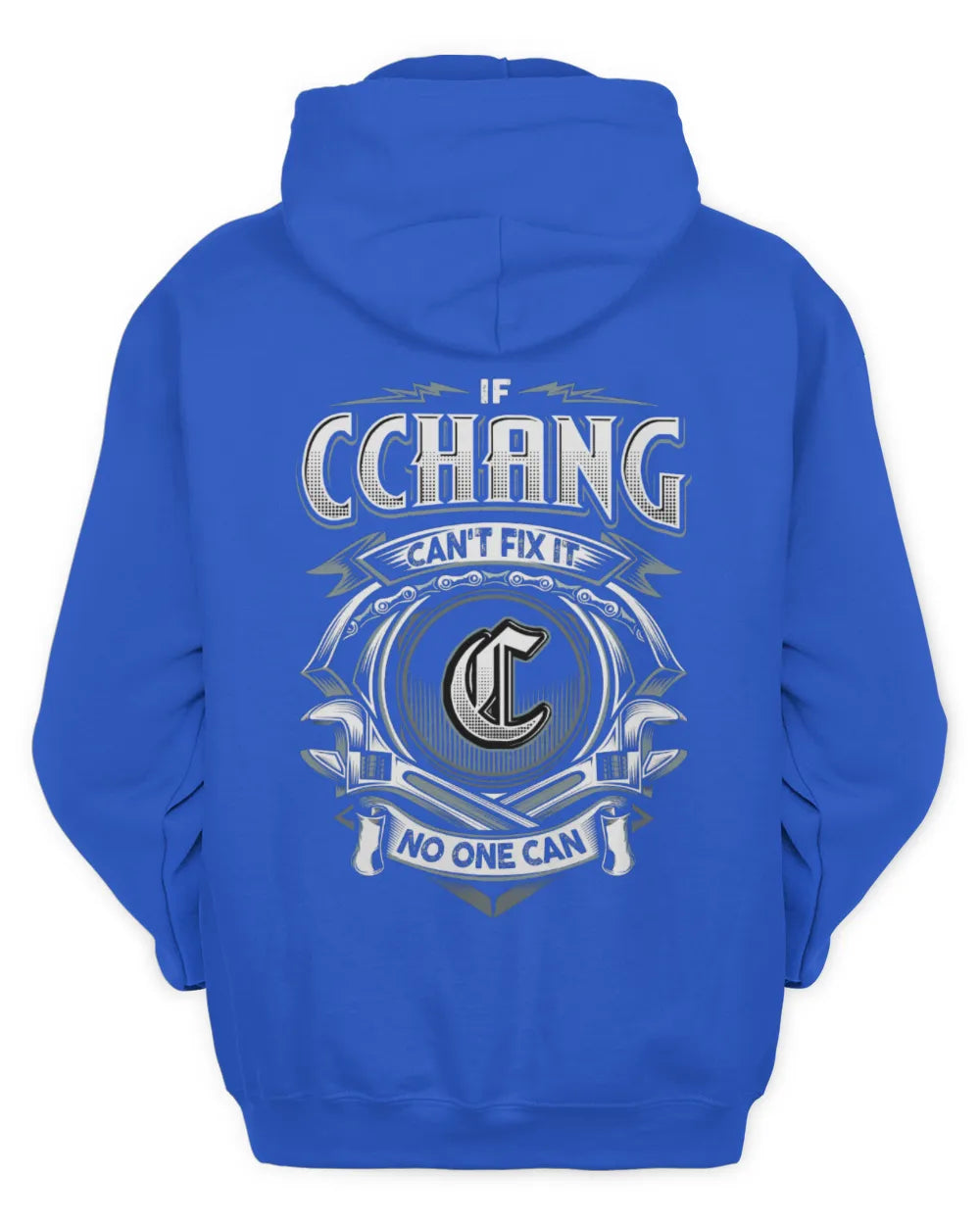 CCHANG AP81-K4-626 - Personalized Ahmed Quote Apparel “If Ahmed Can't Fix It, No One Can” - Unisex Hoodie - Royal