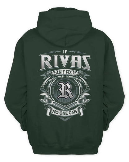 RIVAS AP81-K4-626 - Personalized Ahmed Quote Apparel “If Ahmed Can't Fix It, No One Can” - Unisex Hoodie - Forest Green