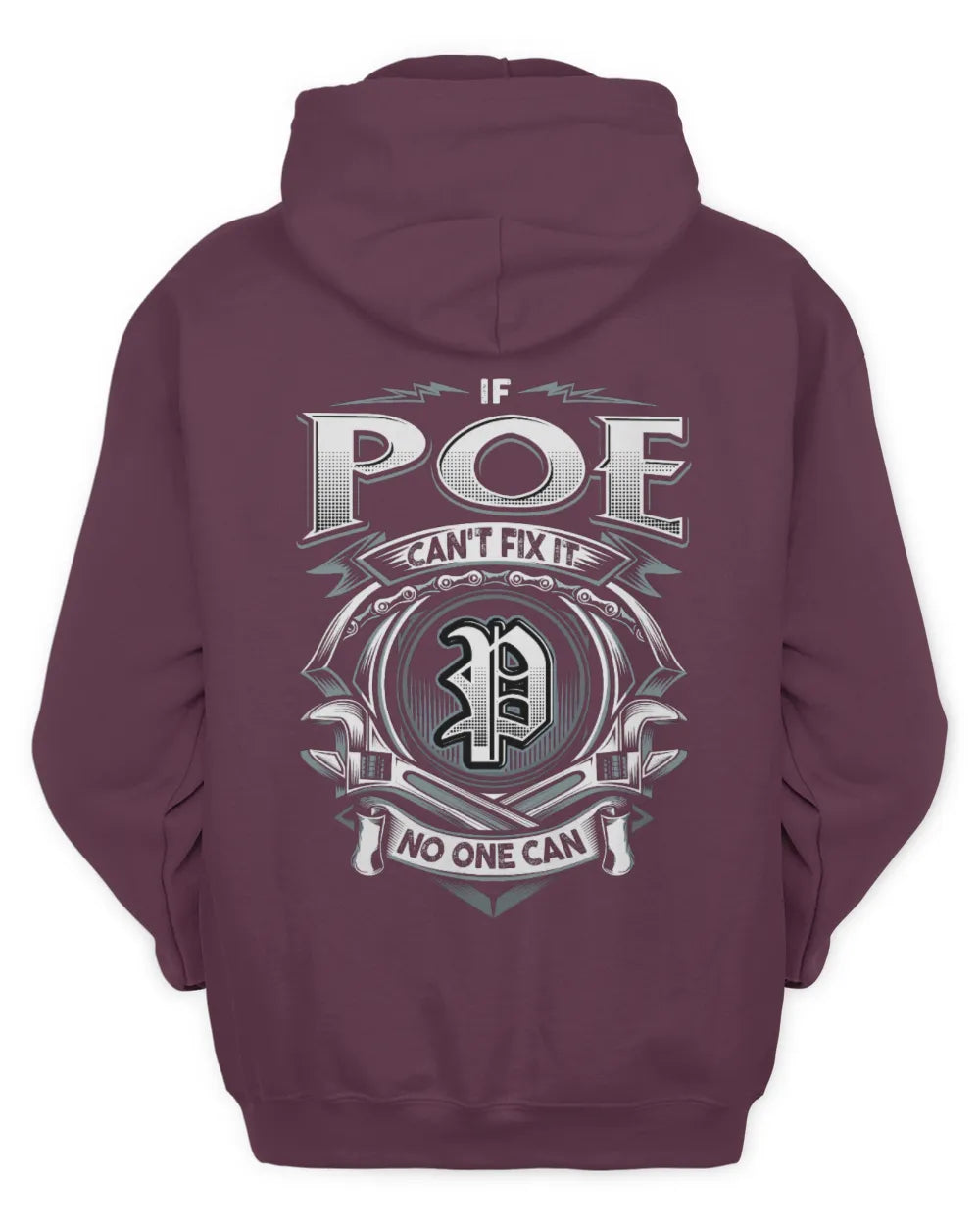 POE AP81-K4-626 - Personalized Ahmed Quote Apparel “If Ahmed Can't Fix It, No One Can” - Unisex Hoodie - Maroon