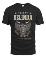 BELINDA TP06-K82 – Personalized Classic Style Apparel “Team NAME Lifetime Member” - Unisex Standard T-Shirt - Black