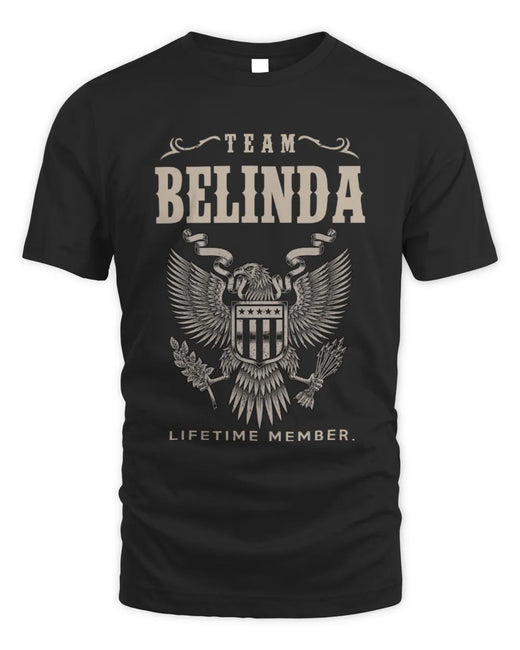 BELINDA TP06-K82 – Personalized Classic Style Apparel “Team NAME Lifetime Member”