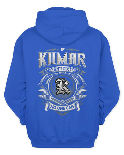KUMAR AP81-K4-626 - Personalized Ahmed Quote Apparel “If Ahmed Can't Fix It, No One Can” - Unisex Hoodie - Royal
