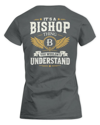 BISHOP KT06-M008 It’s a [NAME] Thing – You Wouldn’t Understand | Personalized Vintage T-Shirt - Women's Standard T-Shirt - Charcoal