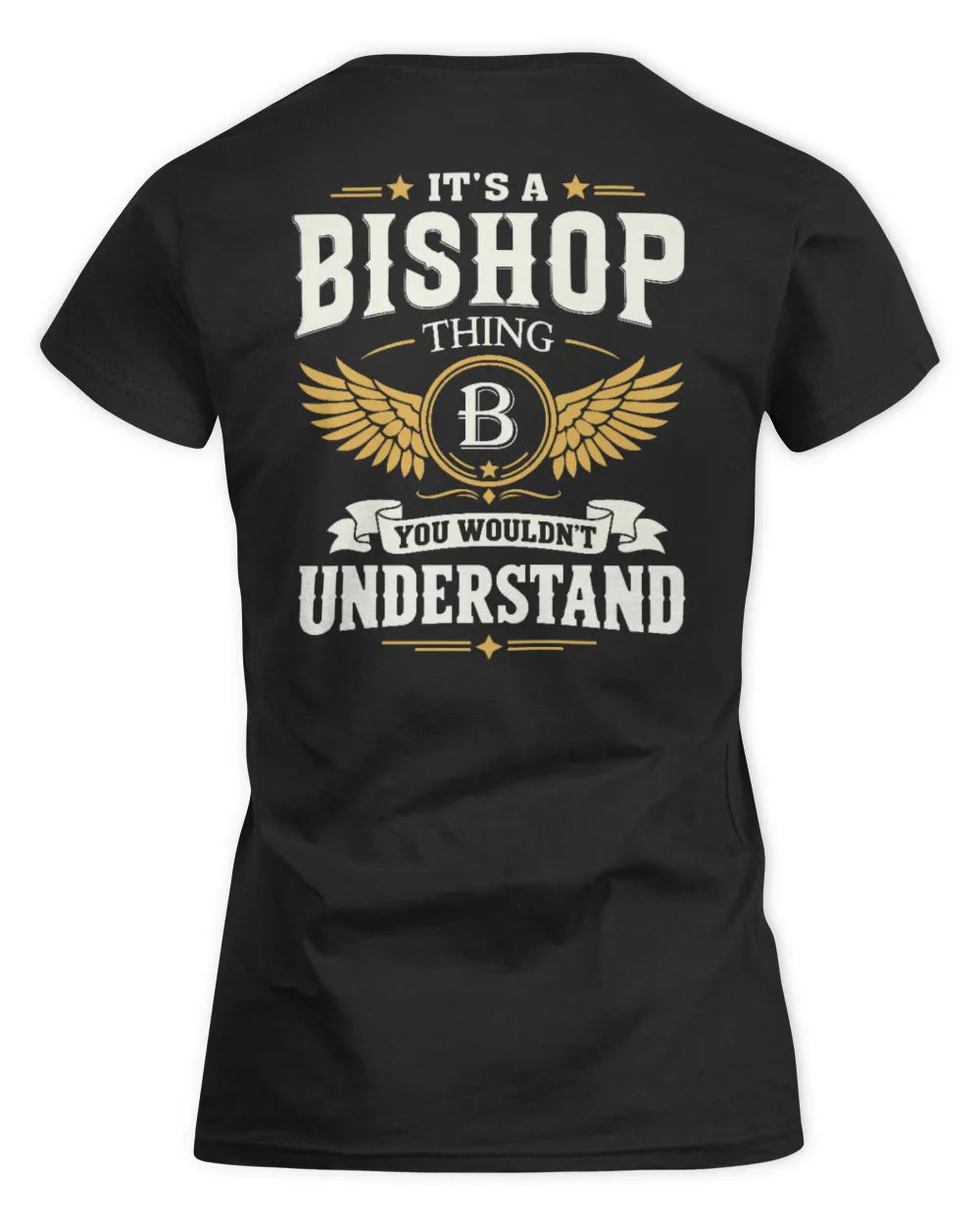 BISHOP KT06-M008 It’s a [NAME] Thing – You Wouldn’t Understand | Personalized Vintage T-Shirt - Women's Standard T-Shirt - Black