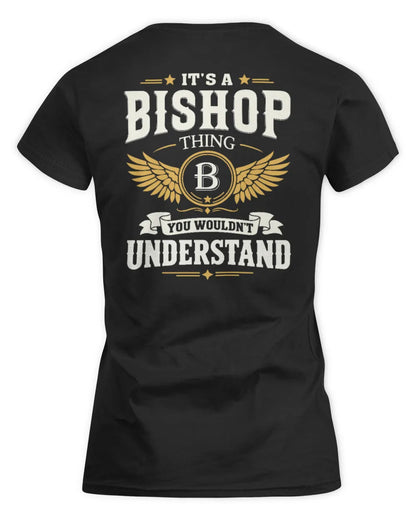 BISHOP KT06-M008 It’s a [NAME] Thing – You Wouldn’t Understand | Personalized Vintage T-Shirt - Women's Standard T-Shirt - Black