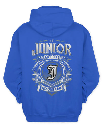 JUNIOR AP81-K4-626 - Personalized Ahmed Quote Apparel “If Ahmed Can't Fix It, No One Can” - Unisex Hoodie - Royal