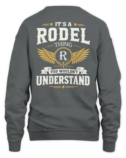 RODEL KT06-M008 It’s a [NAME] Thing – You Wouldn’t Understand | Personalized Vintage T-Shirt - Unisex Sweatshirt - Charcoal