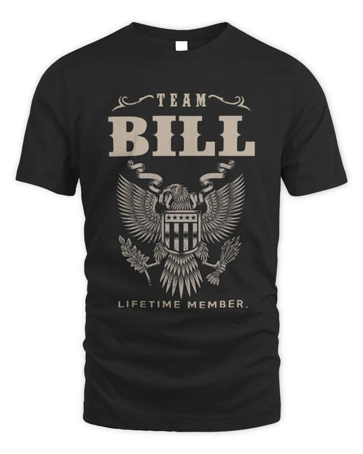 BILL TP06-K82 – Personalized Classic Style Apparel “Team NAME Lifetime Member”