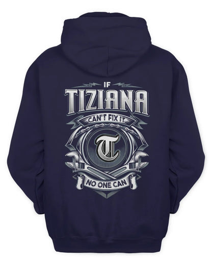 TIZIANA AP81-K4-626 - Personalized Ahmed Quote Apparel “If Ahmed Can't Fix It, No One Can” - Unisex Hoodie - Navy