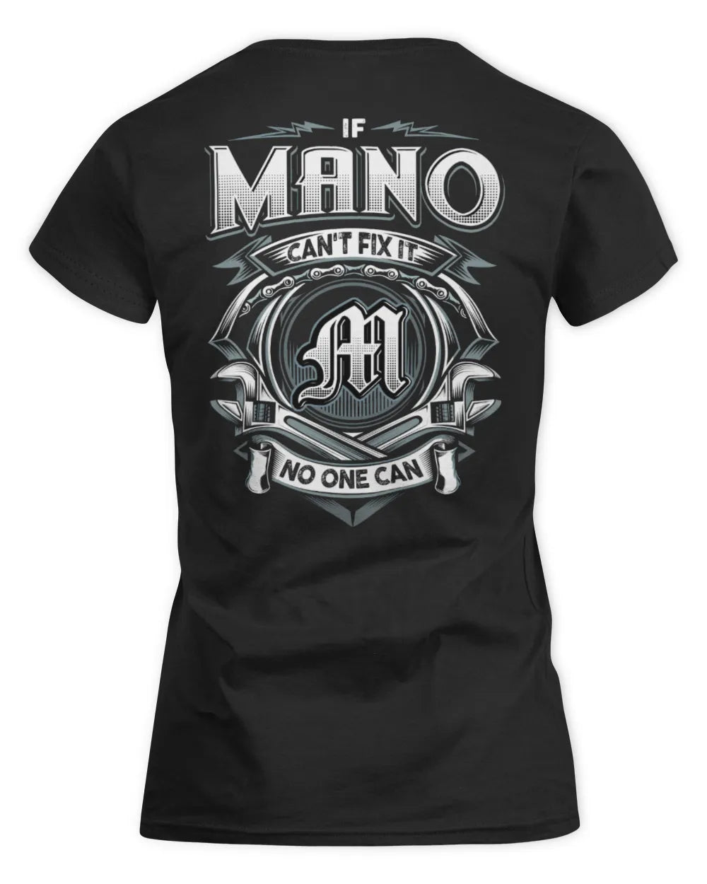 MANO AP81-K4-626 - Personalized Ahmed Quote Apparel “If Ahmed Can't Fix It, No One Can” - Women's Standard T-Shirt - Black