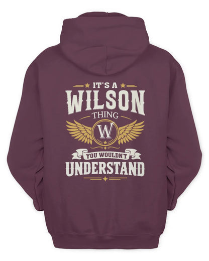 WILSON KT06-M008 It’s a [NAME] Thing – You Wouldn’t Understand | Personalized Vintage T-Shirt - Unisex Hoodie - Maroon